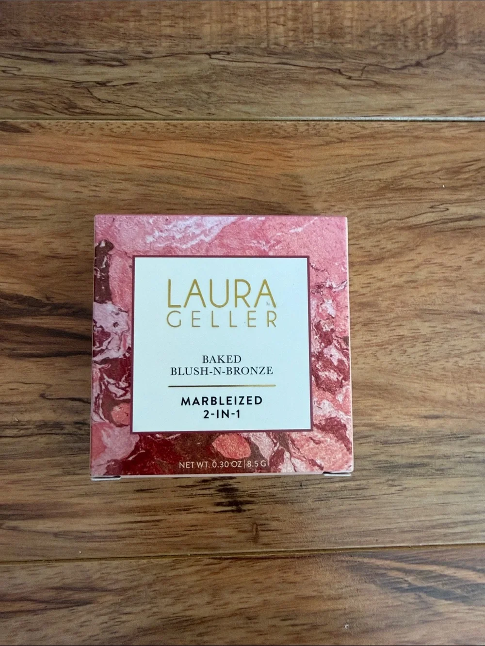 Laura Geller Marbleized Baked Blush-N-Bronze 2-in-1 in Rose Pink